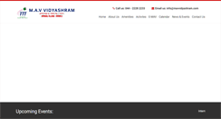 Desktop Screenshot of mavvidyashram.com
